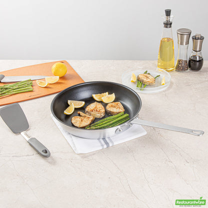 Wholesale Restaurantware Aluminum 12 Fry Pan - Non-Stick- Bulk
