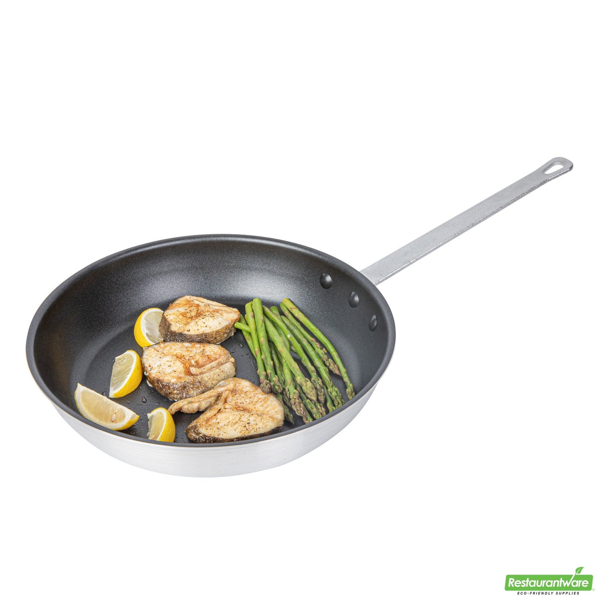 Wholesale Restaurantware Aluminum 12 Fry Pan - Non-Stick- Bulk