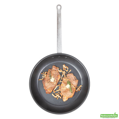 Wholesale Restaurantware Aluminum 14" Fry Pan - Non-Stick - 26" X 14.2" X 6.4"- Bulk