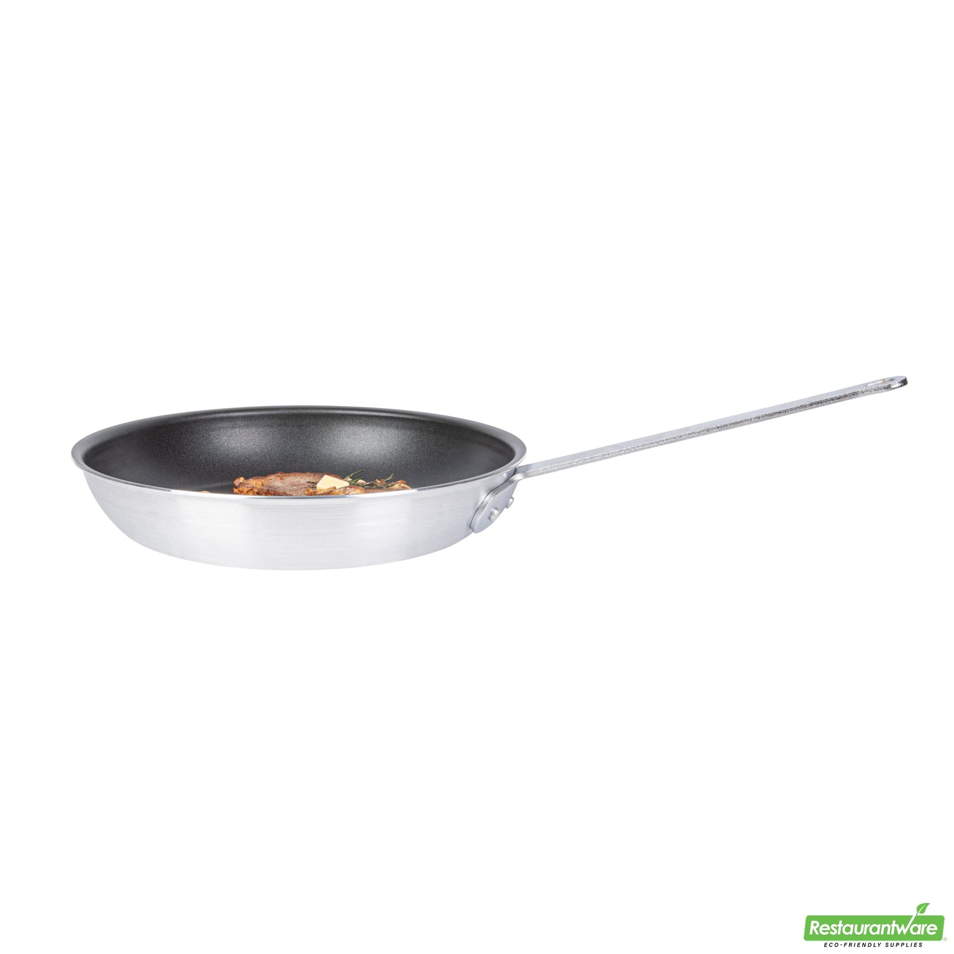 Wholesale Restaurantware Aluminum 14" Fry Pan - Non-Stick - 26" X 14.2" X 6.4"- Bulk