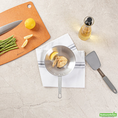 Wholesale Restaurantware Aluminum 7" Fry Pan - 13" X 7.6" X 2.3"- Bulk