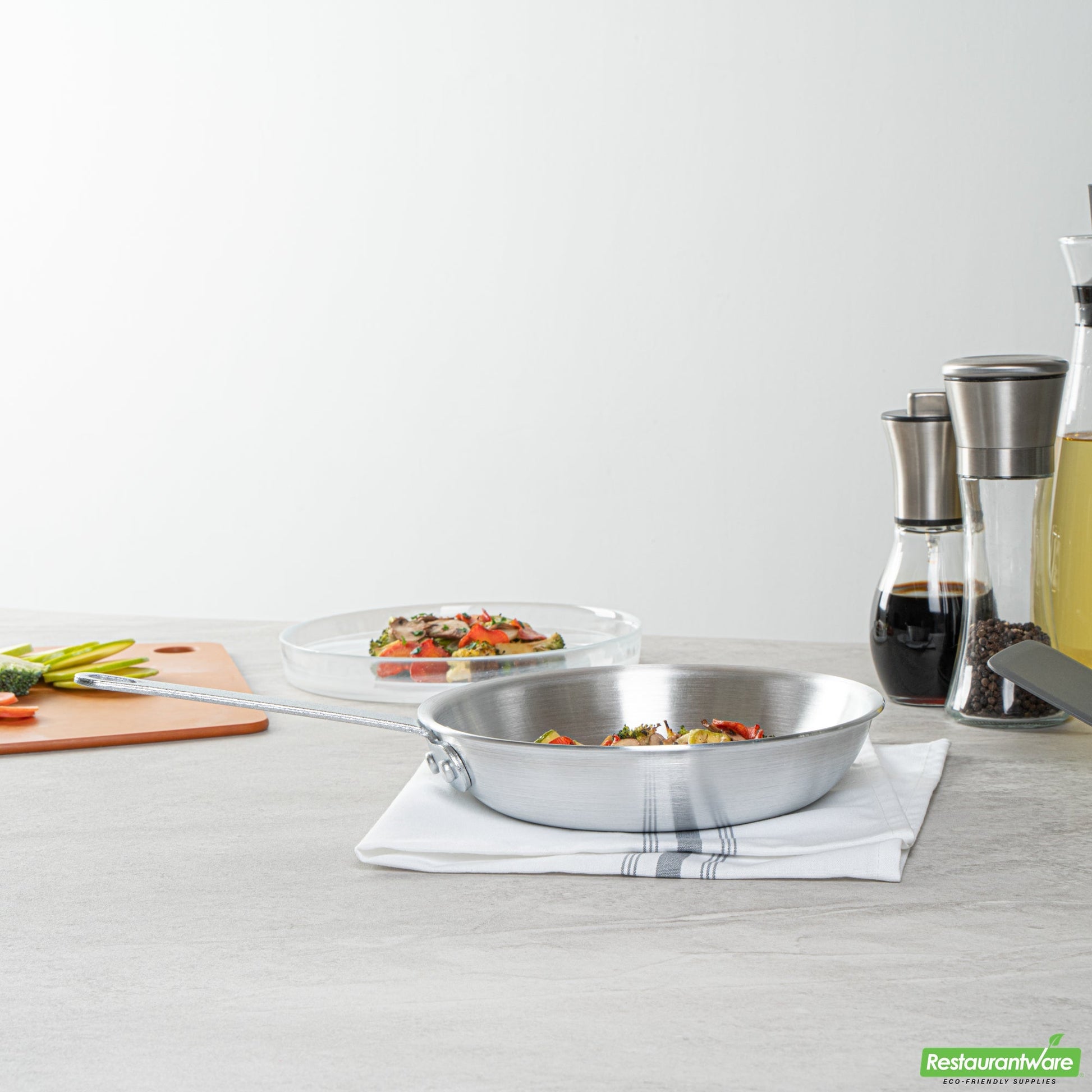 Wholesale Restaurantware Aluminum 9 Fry Pan- Bulk
