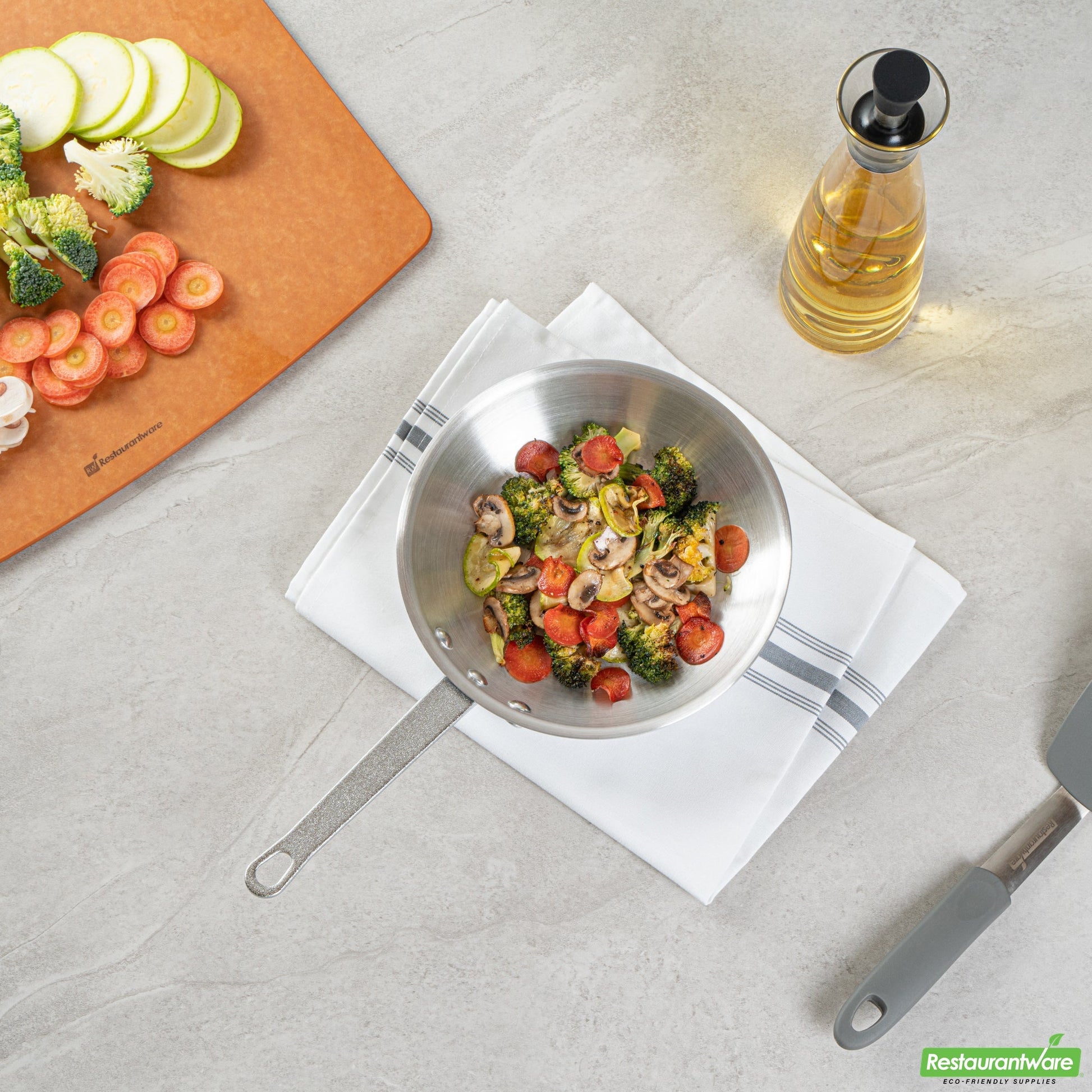 Wholesale Restaurantware Met Lux Aluminum 9 Fry Pan- Bulk
