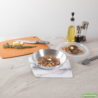 Wholesale Restaurantware Aluminum 10" Fry Pan - 17.7" X 10.2" X 2.7"- Bulk