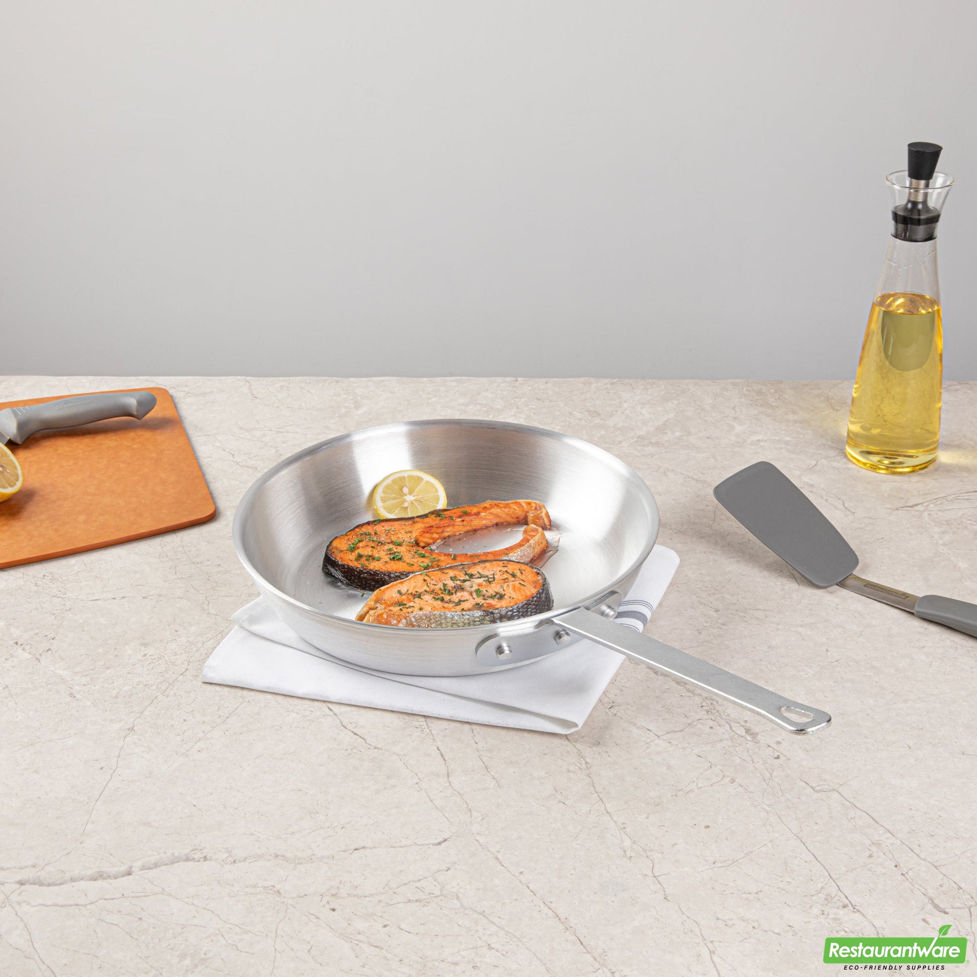 Wholesale Restaurantware Aluminum 12 Fry Pan- Bulk