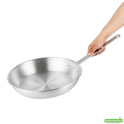 Wholesale Restaurantware Aluminum 14" Fry Pan - 26" X 14.2" X 6.4"- Bulk