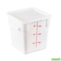 Wholesale Restaurantware Met Lux Square White Plastic Food Storage Container Lid - Fits 6 and 8 Qt- Bulk