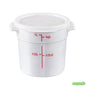 Wholesale Restaurantware Met Lux Round White Plastic Food Storage Container Lid - Fits 1 Qt- Bulk