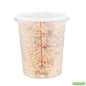 Wholesale Restaurantware Met Lux Round Translucent Plastic Food Storage Container Lid - Fits 6 and 8 Qt- Bulk