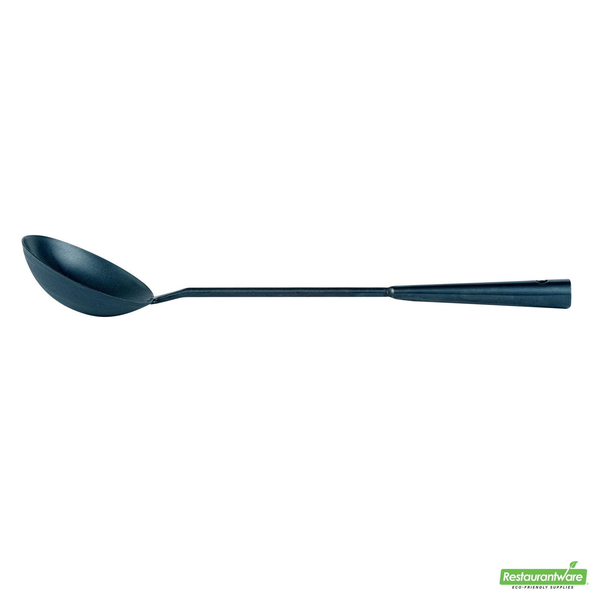 Wholesale Restaurantware Blue Carbon Steel Wok Ladle - Pre-Seasoned- Bulk