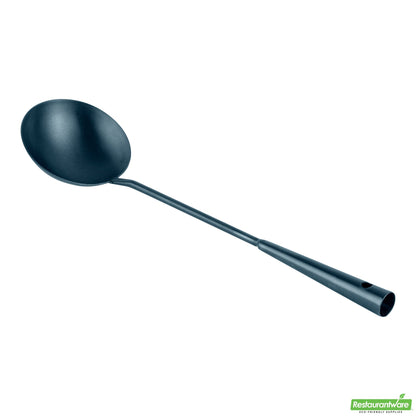 Wholesale Restaurantware Blue Carbon Steel Wok Ladle - Pre-Seasoned- Bulk
