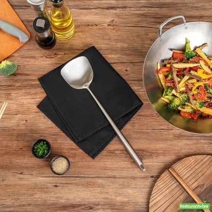 Wholesale Restaurantware Stainless Steel Wok Spatula- Bulk