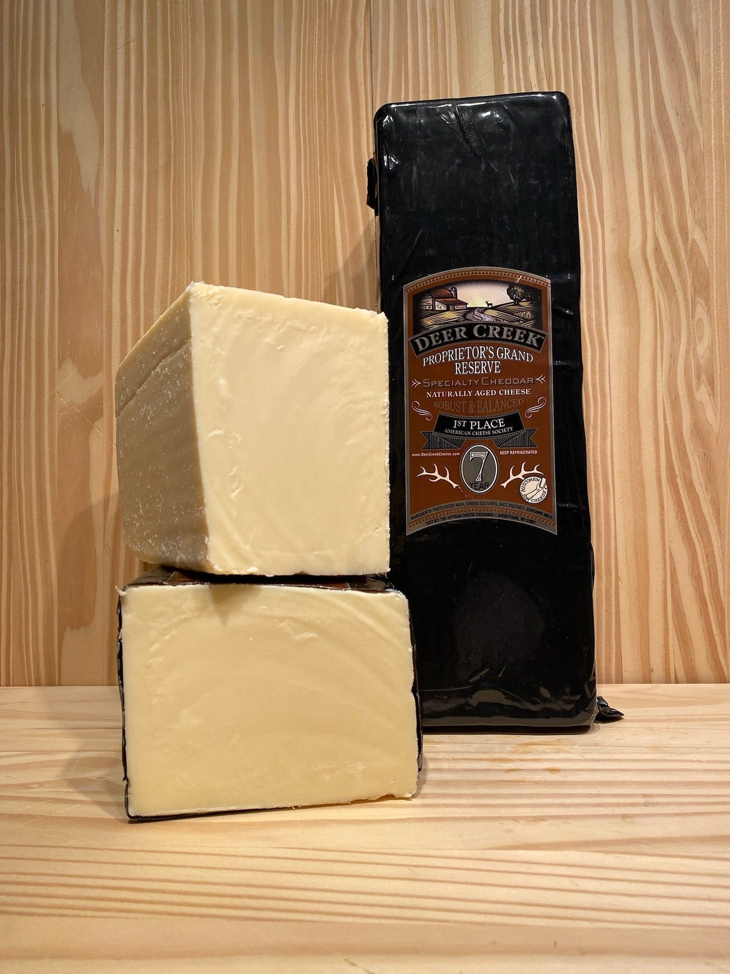 Wholesale Deer Creek Grand Reserve 7 year Cheese 5 lb- Bulk