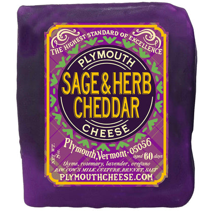 Wholesale Plymouth Sage & Herb Cheddar- Bulk