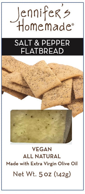 Wholesale Jennifer's Flatbread Salt & Pepper 5 oz- Bulk