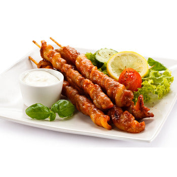 Wholesale Seaboard Foods Bacon Wrapped Pork on a Stick 10lb- Bulk