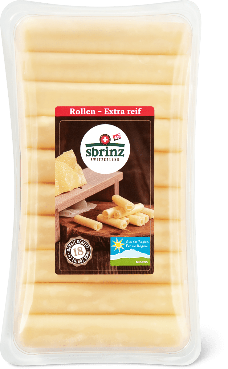 Wholesale Sbrinz Cheese Rolls 150G- Bulk