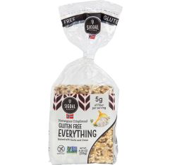 Wholesale Sigdal Bakeri Everything Norwegian Crispbread Gluten-Free 8.29 Oz- Bulk