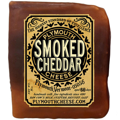 Wholesale Plymouth Smoked Cheddar Brown Wax- Bulk