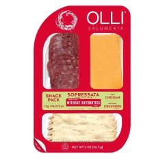 Wholesale Olli Salumeria Sopressata & Cheddar Snack Pack 2 Oz- Bulk