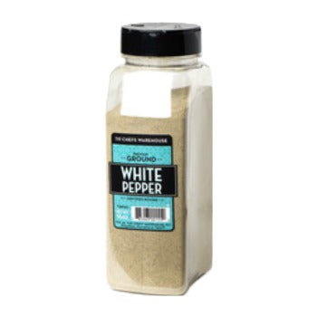 Wholesale BoxNCase Ground White Pepper 16oz- Bulk