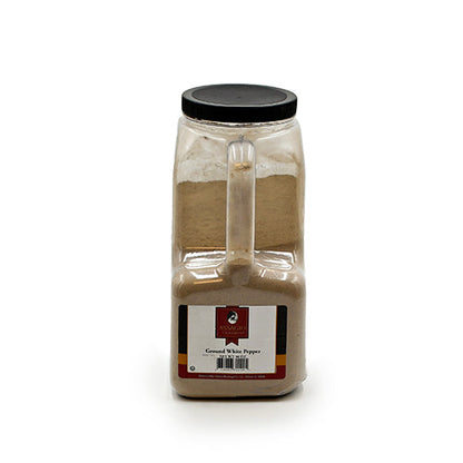 Wholesale BoxNCase Ground White Pepper 5lb- Bulk