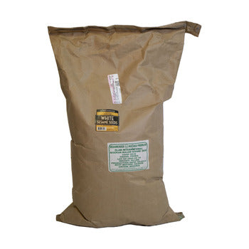 Wholesale BoxNCase Spice Sesame Seed White Hulled 50lb- Bulk