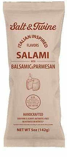Wholesale Salt & Twine Balsamic And Parmesan Salami 5 Oz- Bulk