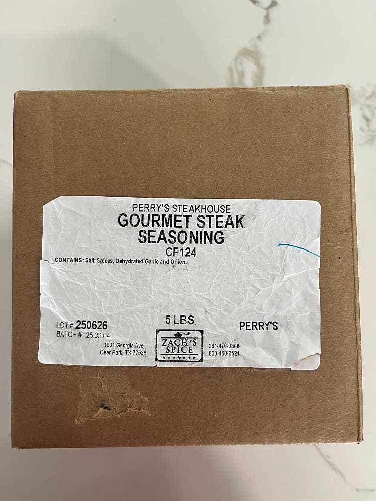 Wholesale Perry's Steakhouse Gourmet Steak Seasoning 5 Lb- Bulk