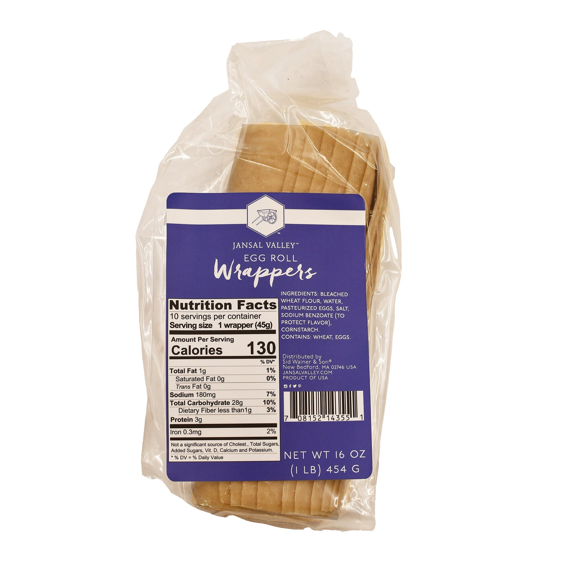 Wholesale Jansal Valley Wonton Wrappers 1lb- Bulk