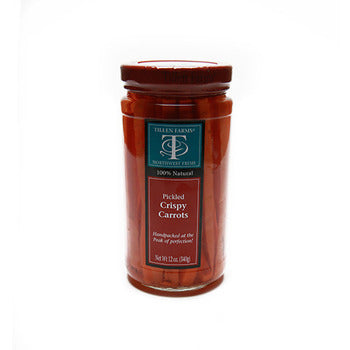 Wholesale Tillen Farms Trimmed and Sliced Pickled Carrots 12oz- Bulk