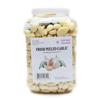 Wholesale Dix Farms Peeled Garlic 5lb- Bulk