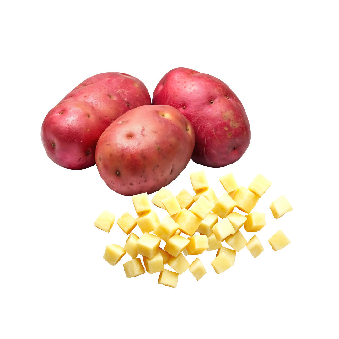 Wholesale Local Farm 3/4" Local Diced Red Potatoes 30lb- Bulk