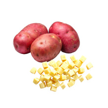 Wholesale Local Farm 3/4" Local Diced Red Potatoes 30lb- Bulk