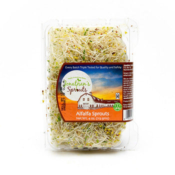 Wholesale Local Farm Local Organic Alfalfa Sprouts 4oz- Bulk