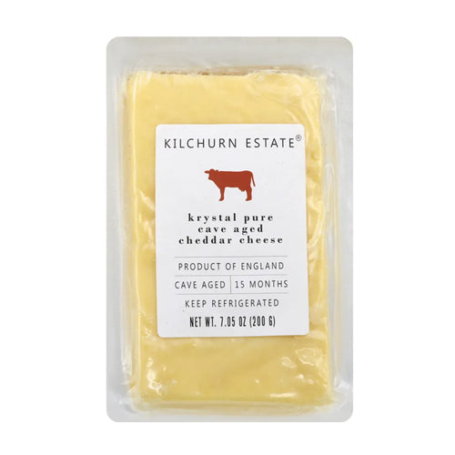 Wholesale Kilchurn Estate Krystal Pure Cheddar Cheese 7oz- Bulk