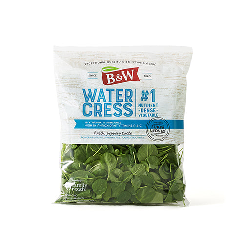 Wholesale B & W Baby Watercress 1.5lb- Bulk