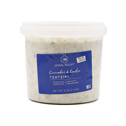 Wholesale Jansal Valley Cucumber Garlic Tzatziki Dip 5lb- Bulk