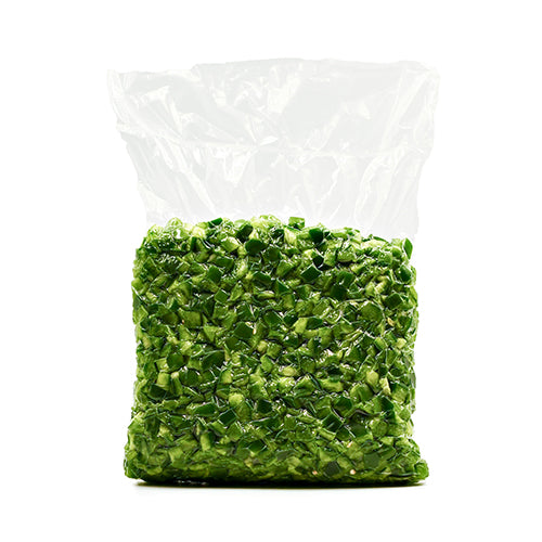 Wholesale Dix Farms 1/2" Diced Green Peppers 5lb- Bulk