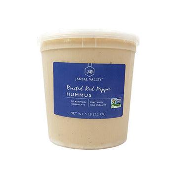 Wholesale Jansal Valley Roasted Red Pepper Hummus 5lb- Bulk