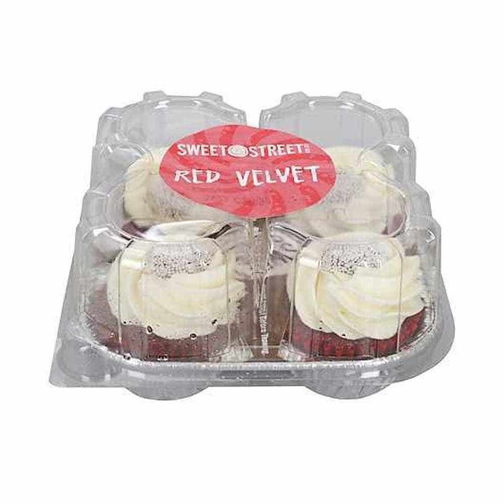 Wholesale Sweet Street Iced Red Velvet Cupcake 10 Oz- Bulk