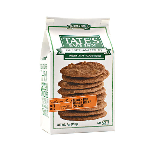 Wholesale Tate's Bake Shop Tate's Bake Shop Gluten Free Ginger Zinger Cookies 7oz- Bulk