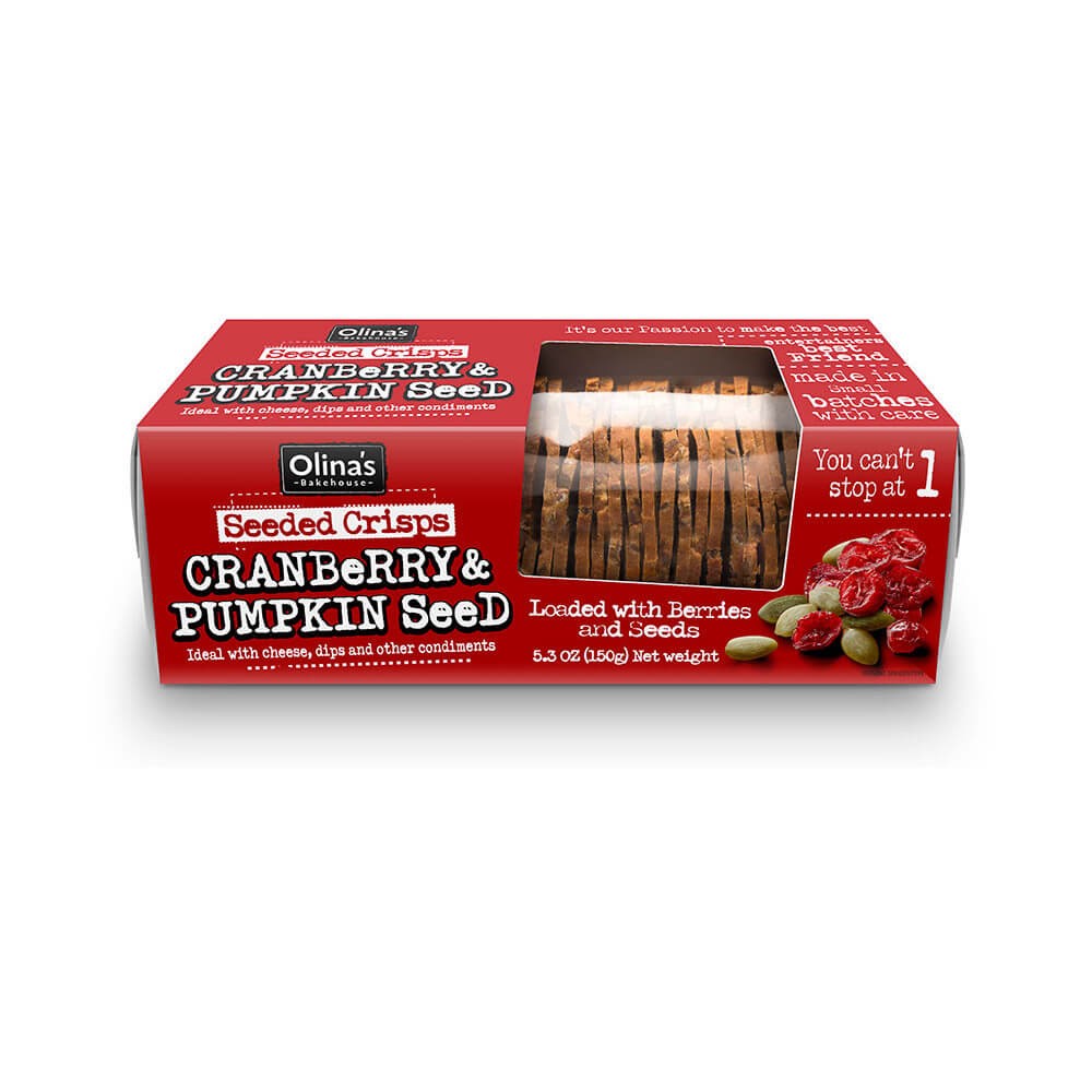 Wholesale Olinas Crisps Cranberry Pumpkin- Bulk