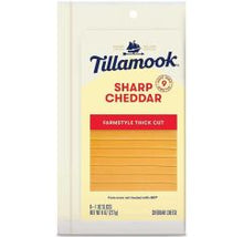 Wholesale Tillamook Sharp Cheddar Sliced 8 Oz- Bulk
