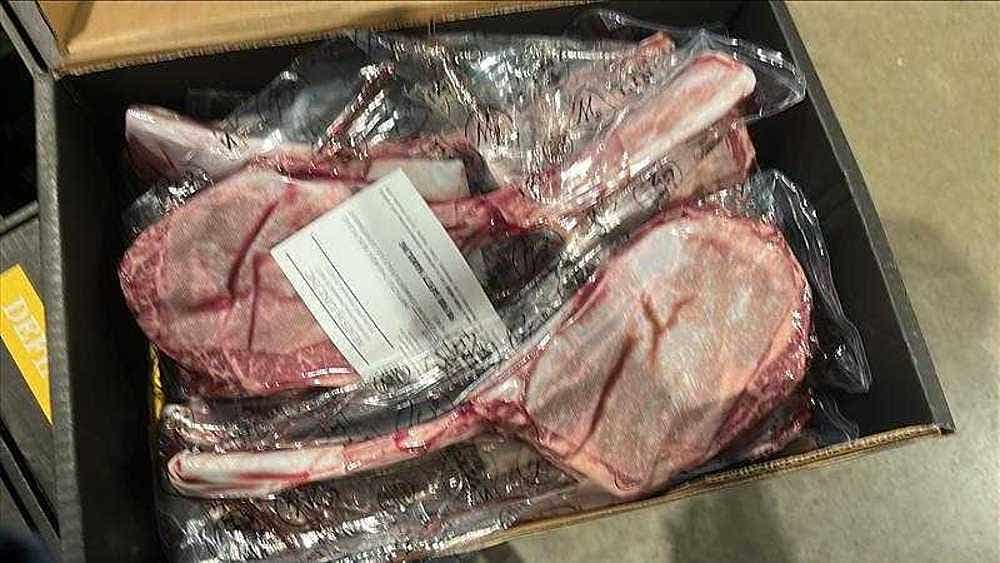 Wholesale Prime Provisions Beef Ribeye Steak Frenched Bone In 22 Oz- Bulk