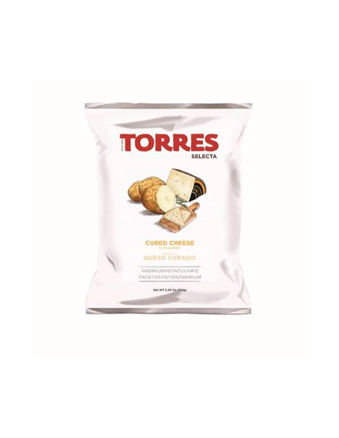 Wholesale Torres Cured Cheese Chips 50G- Bulk