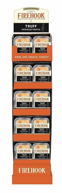 Wholesale Firehook Parmesan Truffle Crackers Shipper 5.5 Oz- Bulk