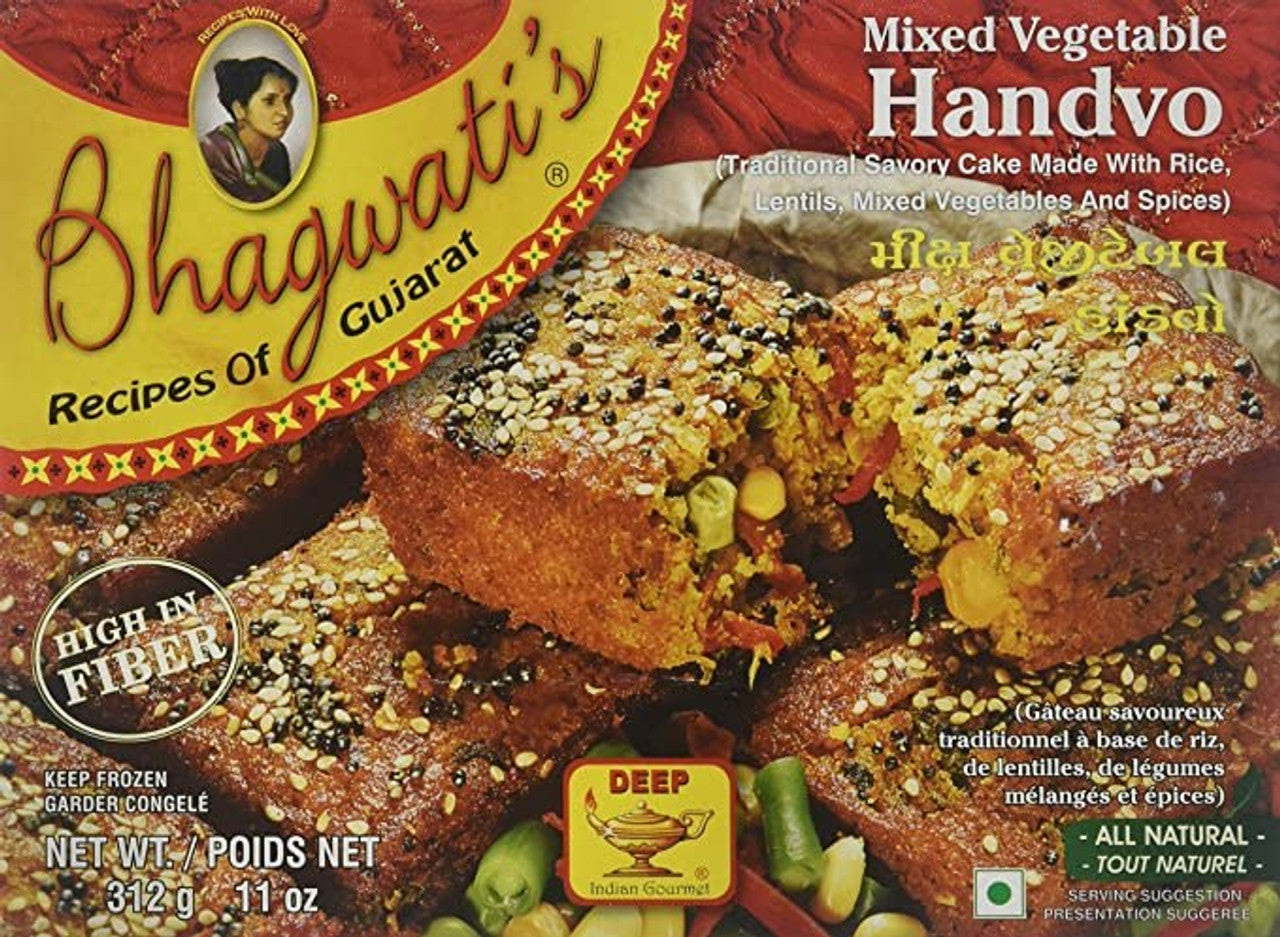 Wholesale Bhagwati's Mix Vegetable Handvo 11 oz- Bulk
