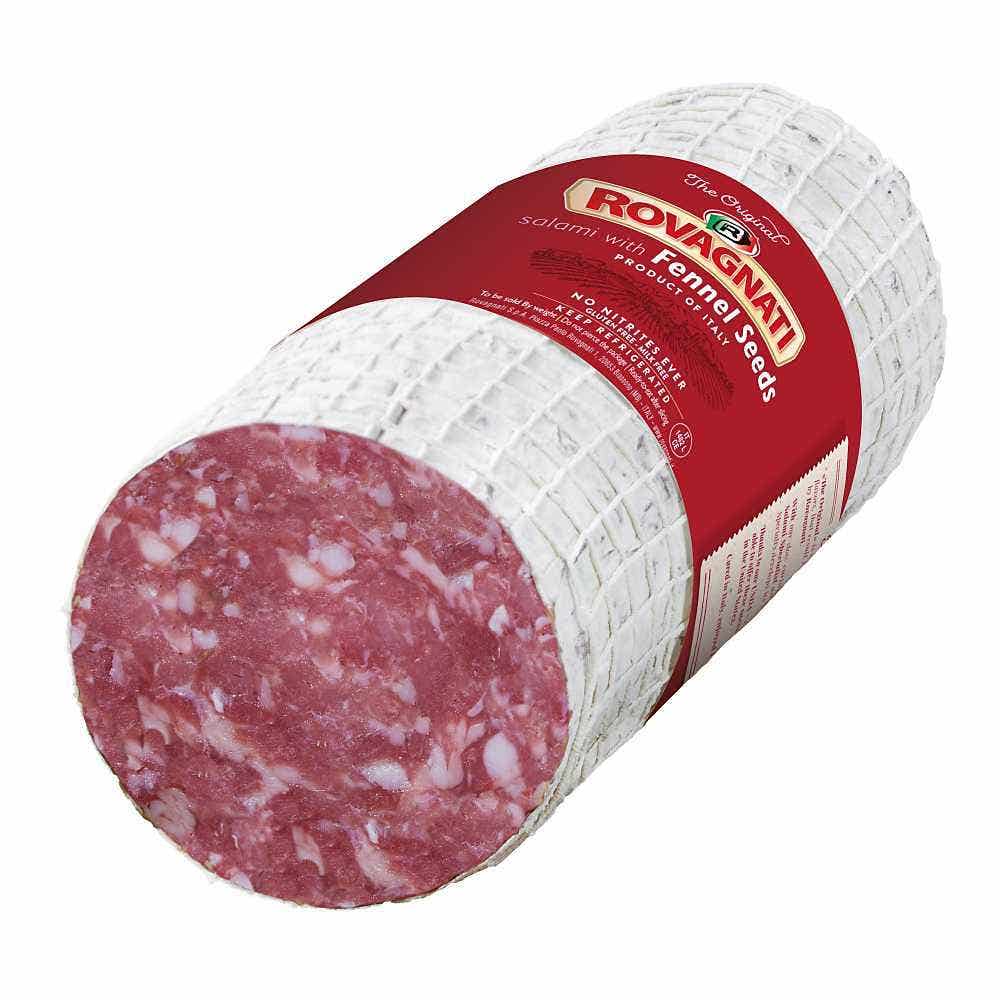 Wholesale Rovagnati Salami With Fennel Seeds 3.3 Lb- Bulk