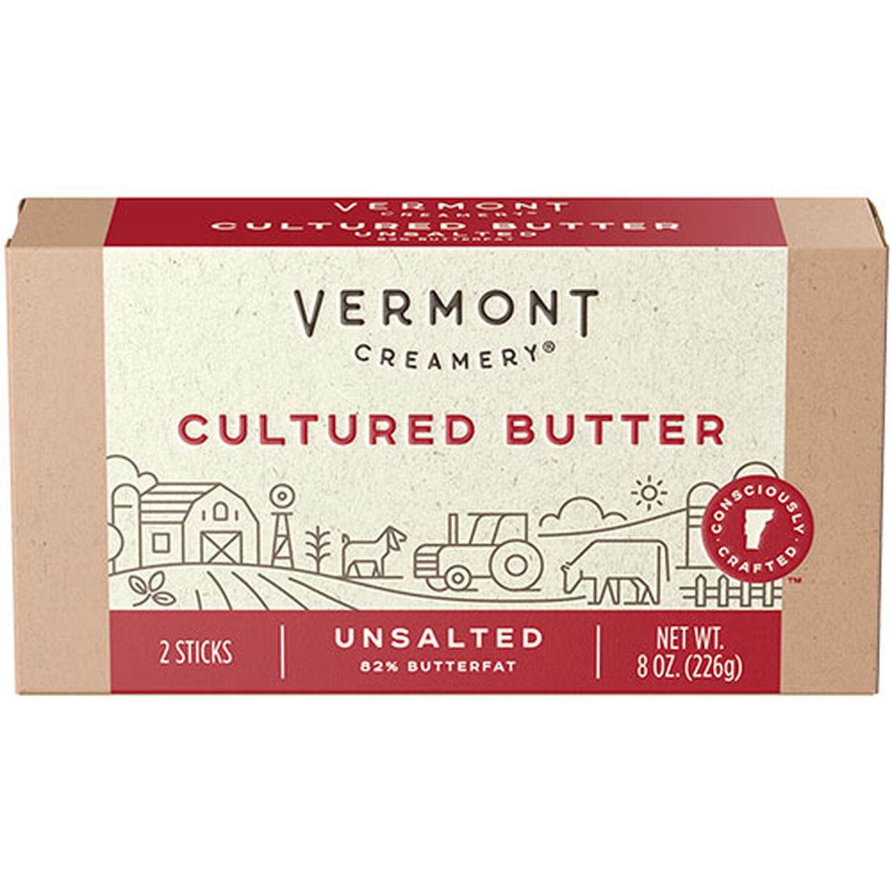 Wholesale Vermont Cultured Butter Unsalted- Bulk